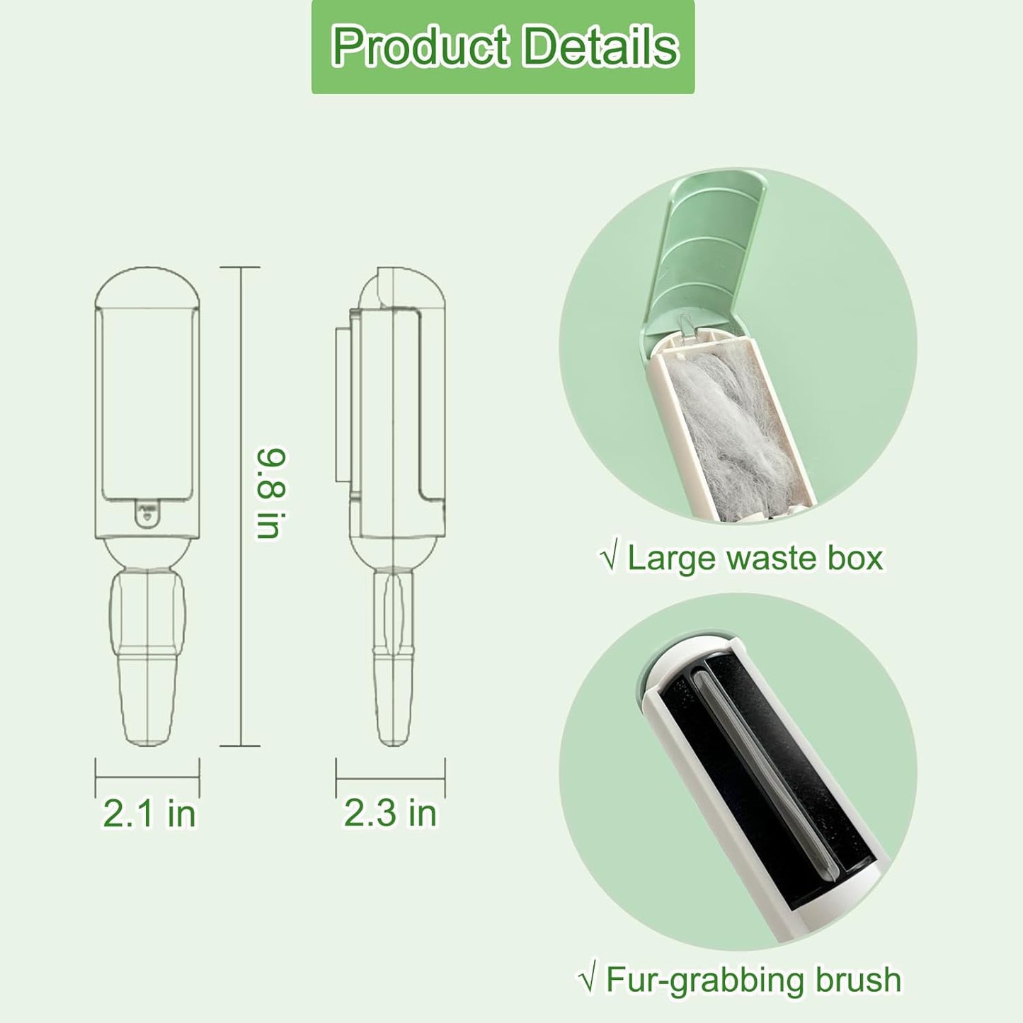 FurLift™ Hair Removal Brush – Extended