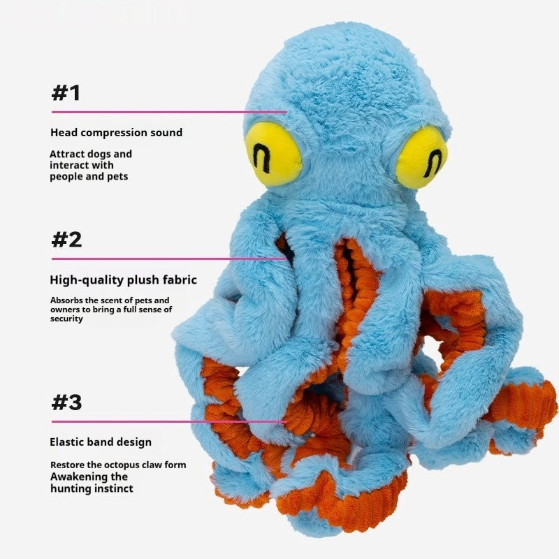 TugFlex™ Interactive Octopus Pull Toy
