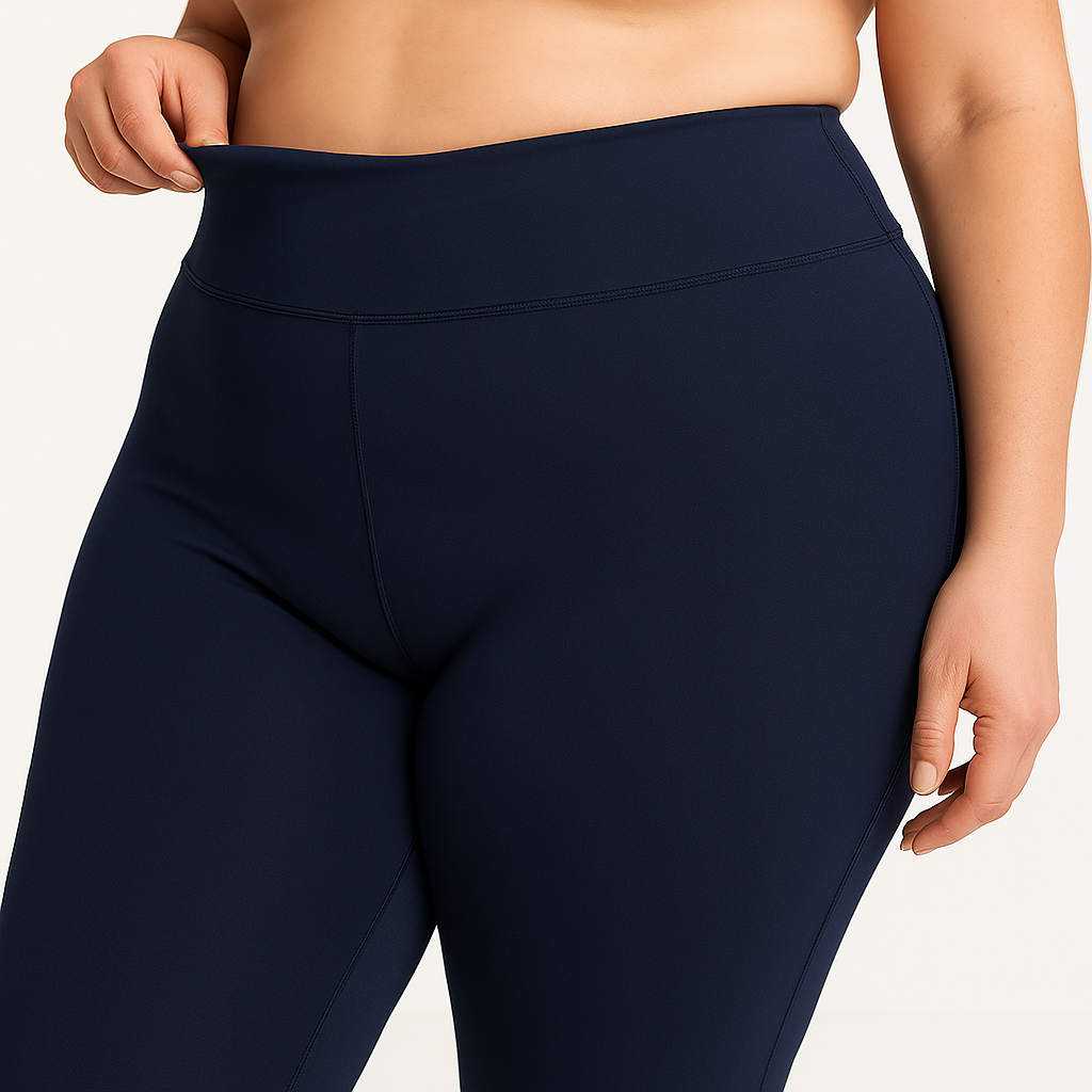 [Plus sized] Fleece-lined Lambswool Leggings