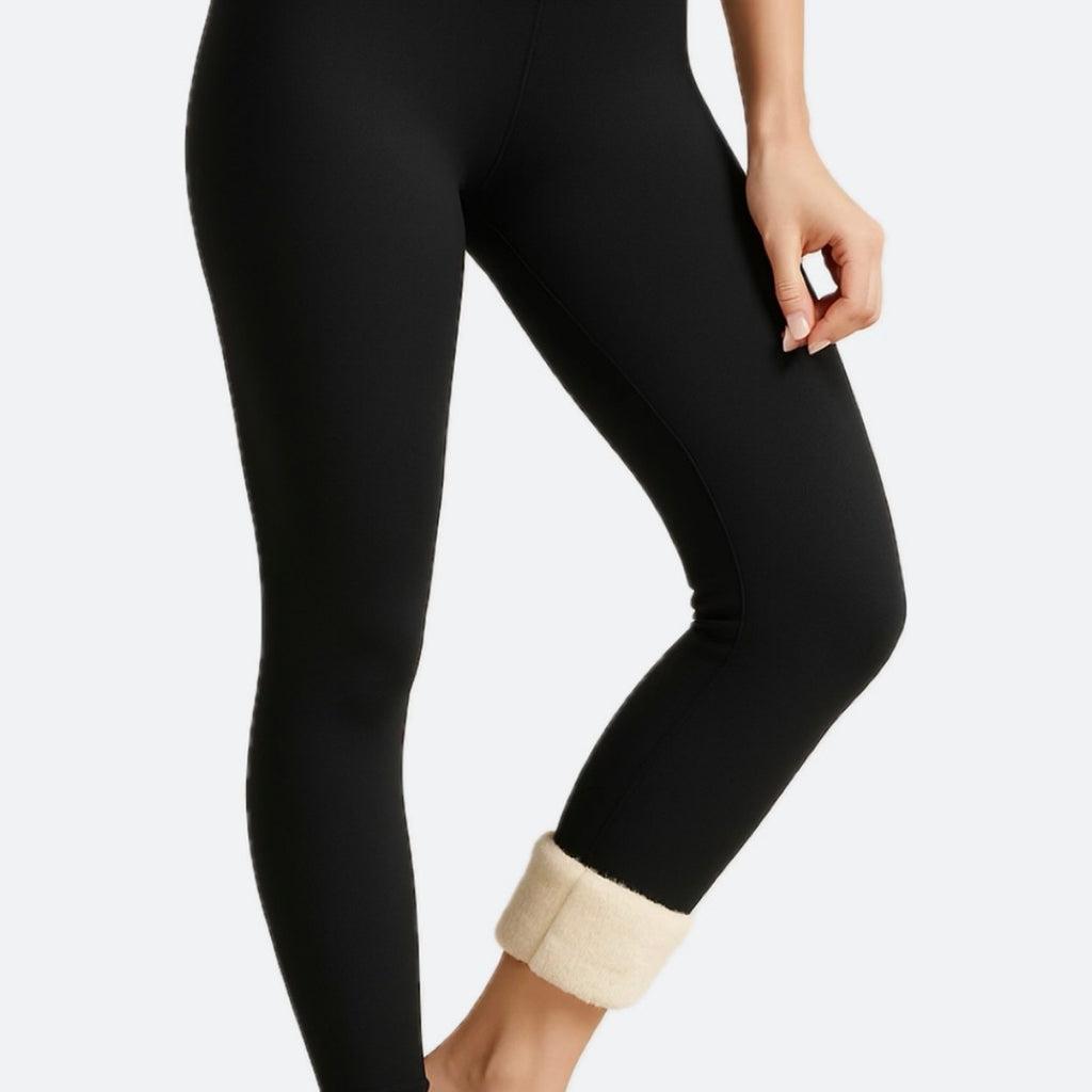 Fleece-lined Lambswool Leggings