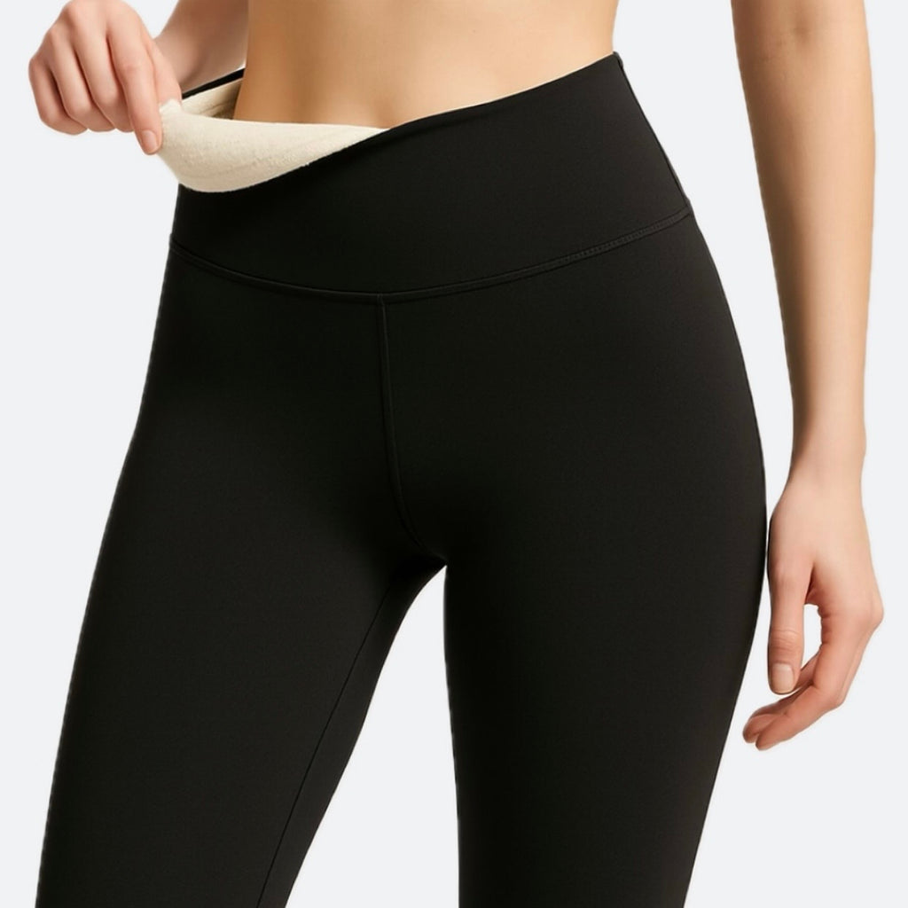 Fleece-lined Lambswool Leggings