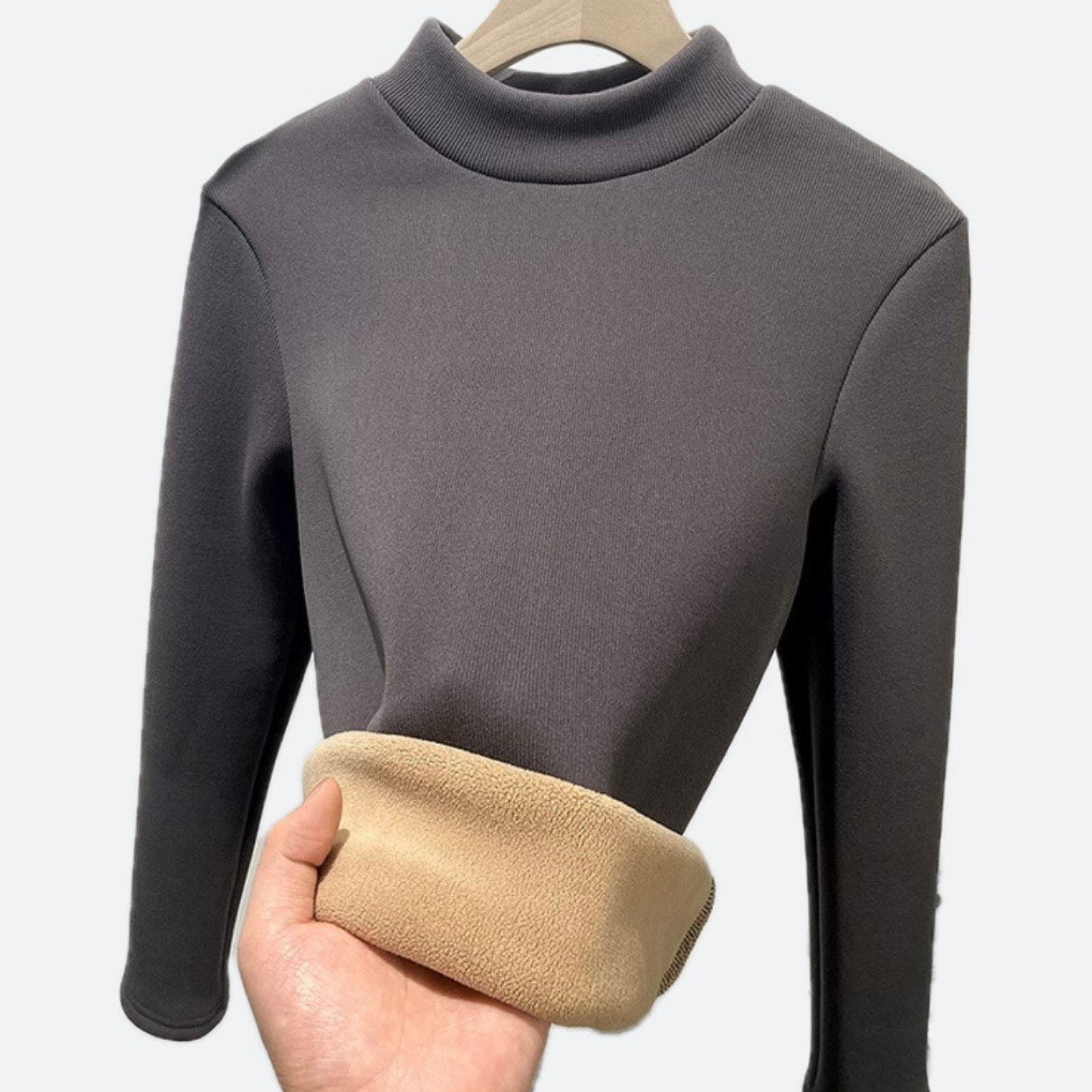Fleece-lined Long Sleeve