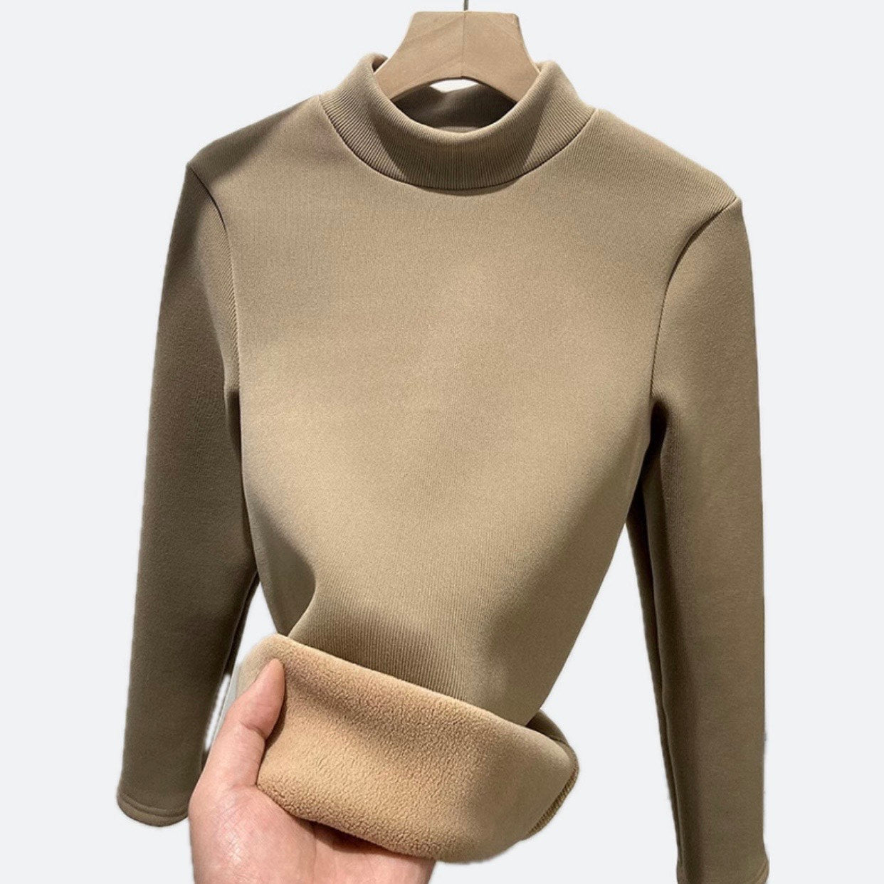 Fleece-lined Long Sleeve